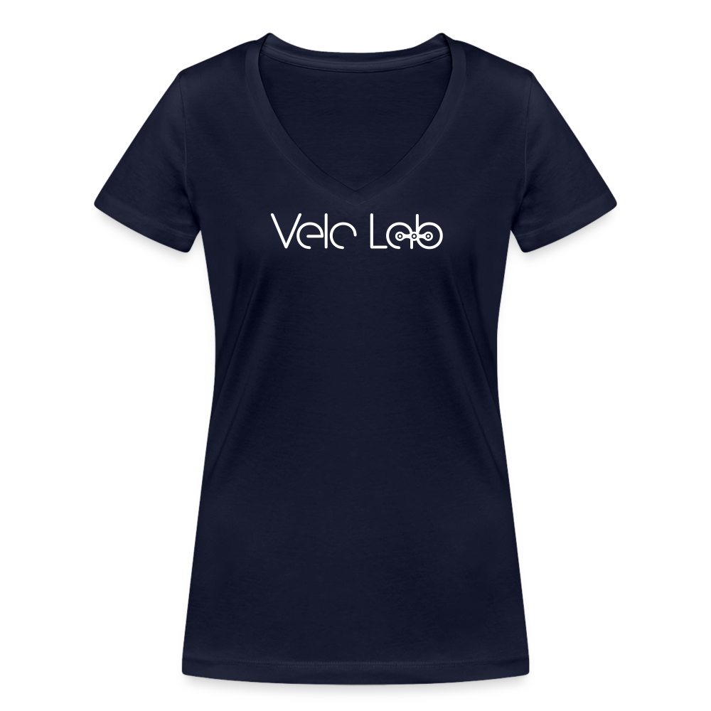 Women's Organic V-Neck T-Shirt by Stanley & Stella - navy