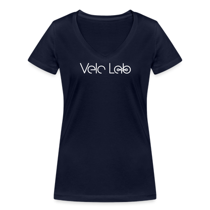 Women's Organic V-Neck T-Shirt by Stanley & Stella - navy