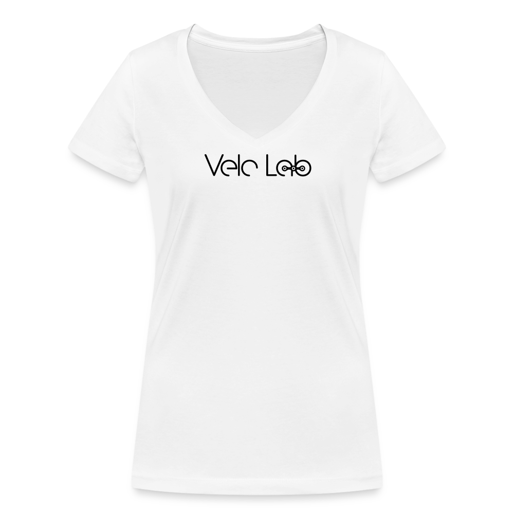 Women's Organic V-Neck T-Shirt by Stanley & Stella - white