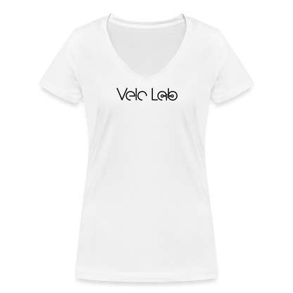 Women's Organic V-Neck T-Shirt by Stanley & Stella - white