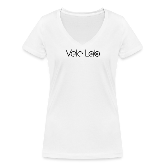 Women's Organic V-Neck T-Shirt by Stanley & Stella - white
