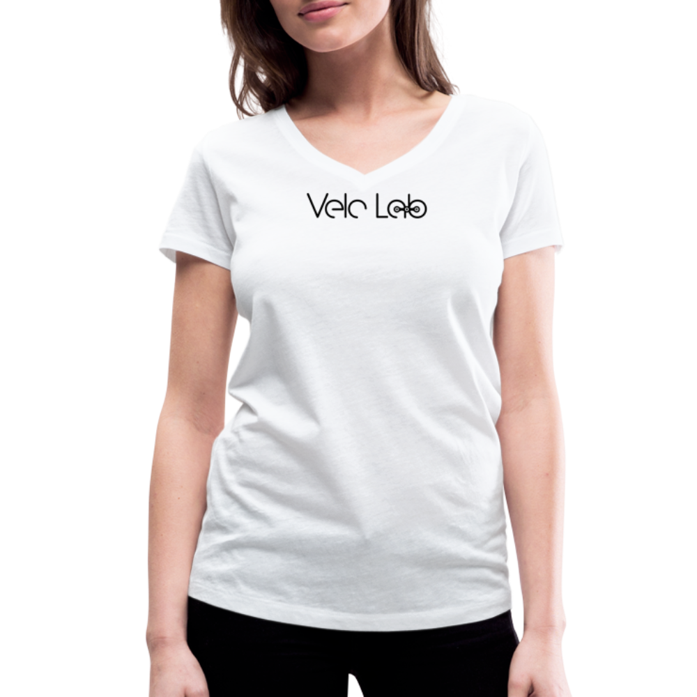 Women's Organic V-Neck T-Shirt by Stanley & Stella - white