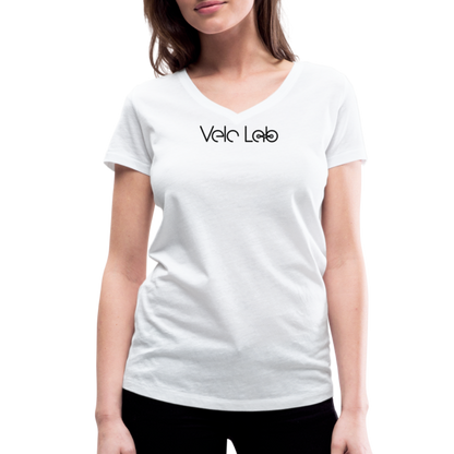 Women's Organic V-Neck T-Shirt by Stanley & Stella - white