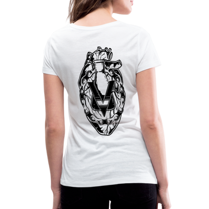 Women's Organic V-Neck T-Shirt by Stanley & Stella - white