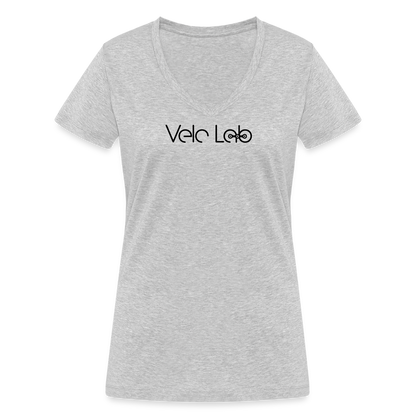 Women's Organic V-Neck T-Shirt by Stanley & Stella - heather grey